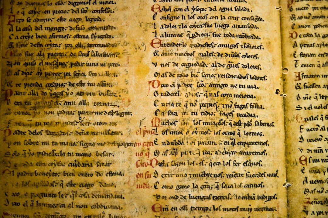 ancient manuscript page